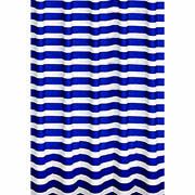 Шторка для ванної Bisk Peva Marine multi з кільцями 06891 темно-синя