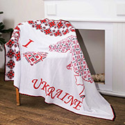 Плед в'язаний Вишиванка Прованс