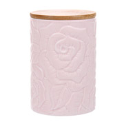 Банка для сипучих продуктів з бамбуковою кришкою 10х10х15 см Lefard 940-247-1