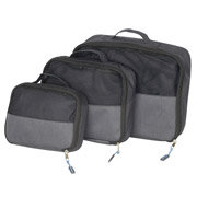 Набір органайзерів дорожніх 3 шт Travel Pack Cube Anthracite 7504370 Bo-Camp DAS302129