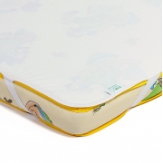 Дитячий водонепроникний наматрацник Еко Пупс Поверхня Premium Молочний