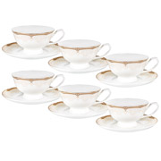 Сервіз чайний порцеляновий 12 предметів 220 мл Regnum Lefard 440-133