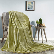 Плед Love you Бубон зелений