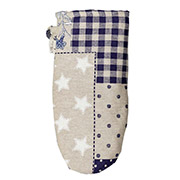 Рукавица-прихватка Пэчворк синий Хозяйка Прованс