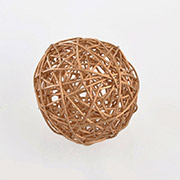 Шар ротанговый золотой YES! Fun 973324