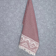 Рушник для сауни та пляжу Maya Arya бордовий