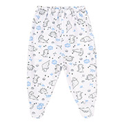 Повзунки для хлопчика ПЗ1 кулір Бембі 10B-білий-принт