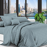 Постільна білизна Клітинки 600753 полікоттон Selena