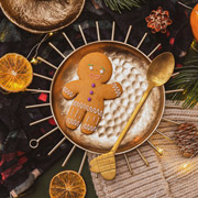 Пряник сладкий ручная работа 10х8 см Человечек 