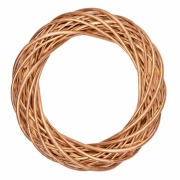 Вінок ротанговий золотий 30см YES! Fun 974233