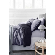 Комплект постільної білизни MirSon 0251 + 0240 Smoke сірий