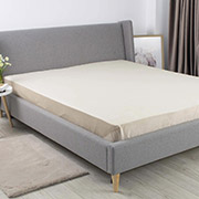 Простирадло велюрове на гумці Velour ТЕП бежеве