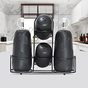 Набор для специй Geometry Black 5 предметов Maestro MR-20003-04S