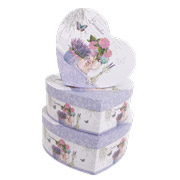 Набір подарункових коробок 3 шт Laavander Heart UFO 3366-SY342