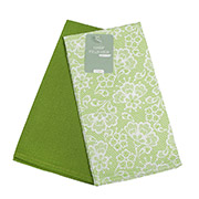 Набір вафельних рушників для кухні Мереживо Home Line 166268 салатовий