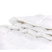 Ковдра дитяча пухова касетна Демі MirSon Luxury Exclusive білий пух 100% Лакшері 079