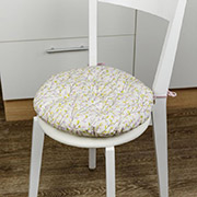 Кругла подушка на стілець Гілочки Прованс
