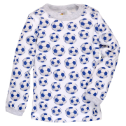 Кофточка для хлопчика Татошка 0405204фут мультіріп білий з набивкою