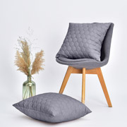 Набір з 2 декоративних подушок Silhouette Ideia сірий