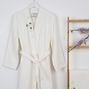 Халат жіночий махровий Limna Irya ekru молочний