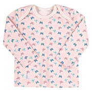 Лонгслів для дівчинки ФБ826 рібана Бембі 30A-рожевий-принт