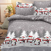 Постільна білизна Пінгвінчики 507107 фланель Selena