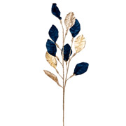 Гілка декоративна 76 см Сині листочки Yes! Fun 974781