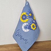 Рушник кухонний вафельний Україна Прованс