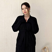 Кардиган жіночий в'язаний Joy Art Knit чорний