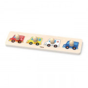 Дерев'яна рамка-вкладиш Viga Toys Спецмашини 44535