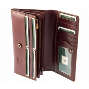 Жіночий шкіряний гаманець Visconti MZ-10 - Florence brown