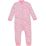 Комбінезон-чоловічок для дівчинки 1502261кт футер Татошка рожевий