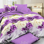 Комплект постільної білизни Selena Роза фіолетова 100275
