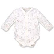 Боді 1433253кур інтерлок Татошка молочний із принтом