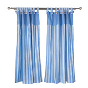 Комплект штор для кухні LiMaSo GP01 Блакитні смужки