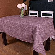 Скатерть хлопковая Рогожа 208 Chocolate Binding Mirson