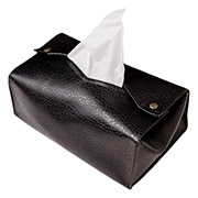 Серветниця Конверт Прованс екошкіра чорна