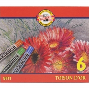Пастель TOISON D'OR 6 цв Koh-i-noor 8511