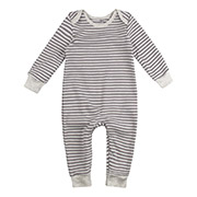 Комбінезон-чоловічок для хлопчика КБ149 шардон-інтерлок Bembi XX2-сірий-смужка