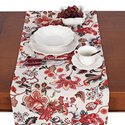 Раннер гобеленовий з тефлоновим просоченням Свято квітів Villa Grazia Premium