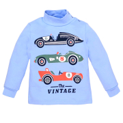 Гольф для хлопчика Татошка 0215302рет рібана з підчосом блакитний