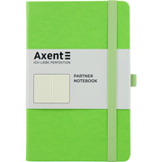 Книга записна в крапку 125х195 мм 96 л Partner Axent 8306-09-a салатова