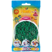 Набір зелених намистин Hama 1000 елементів Midi 5+ 207-10