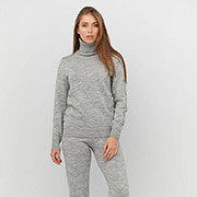 В'язаний спортивний костюм Sport Art Knit сірий меланж