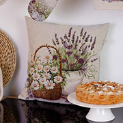 Декоративна подушка Provence Ромашки в кошику Прованс