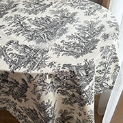 Скатертина водовідштовхувальна Italiano сірий 30497 Grey DUCK Ecotton