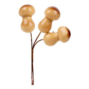 Гриб декоративный 4 см 3 шт в пучке Yes! Fun 974386 глянец