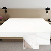 Простирадло на гумці Ярослав сатин 03 білий