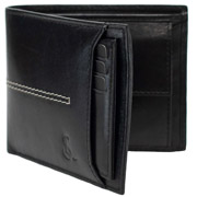 Портмоне шкіряне чоловіче RFID Black P8267-0 Semi Line DAS303155