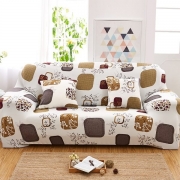 Чохол на диван біфлекс Homytex квадрати